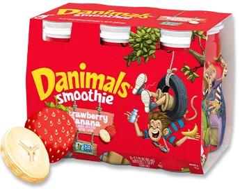 Strawberry Banana Kids Yogurt Smoothie