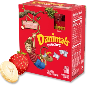 Swingin’ Strawberry Banana pouches