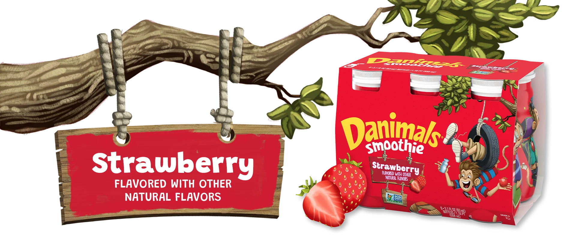 Strawberry Kids Yogurt Smoothie