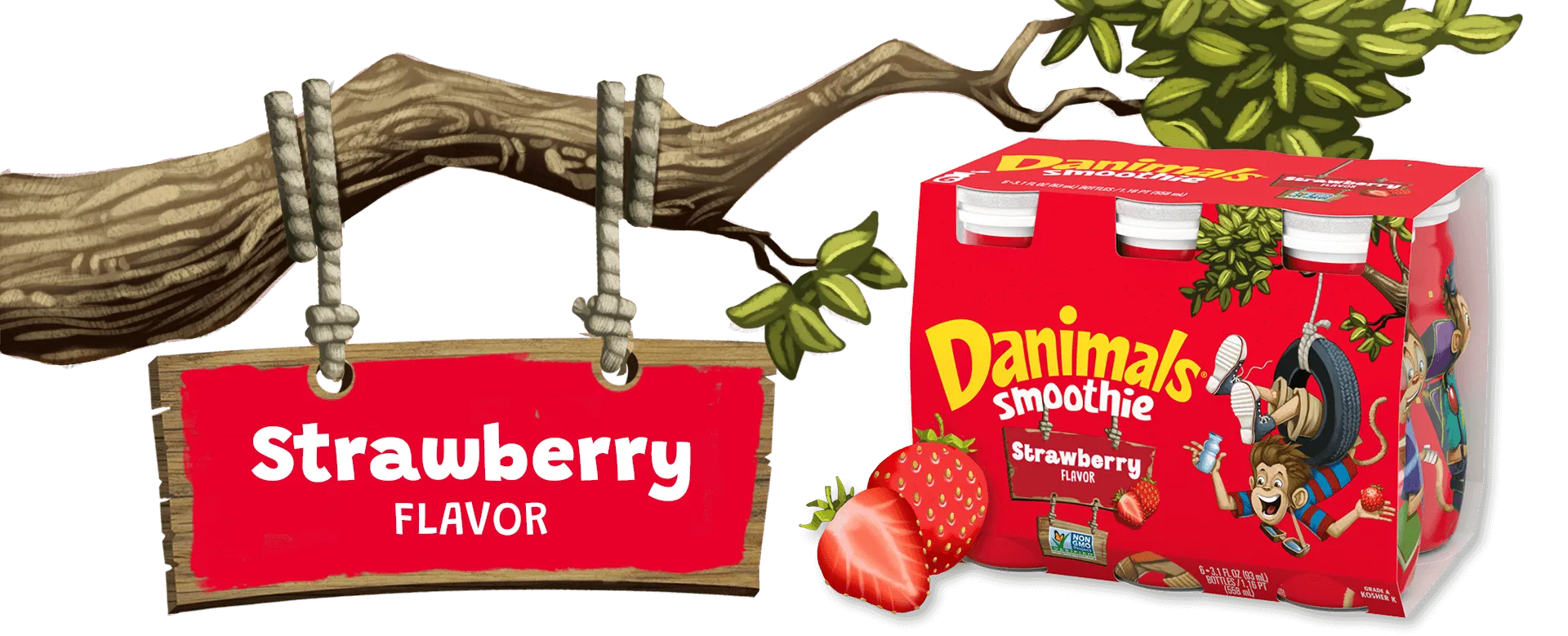 Strawberry Kids Yogurt Smoothie