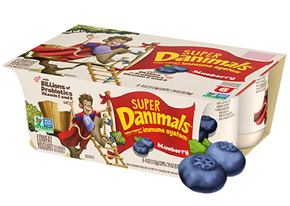 Super Danimals Cups Blueberry