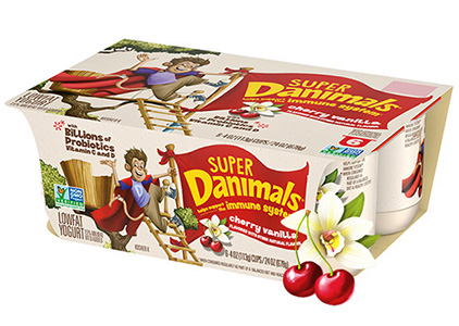 Super Danimals Cups Cherry Vanilla