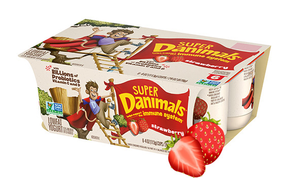Super Danimals Cups Strawberry