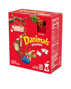 etiqueta nutricional del yogur danimals