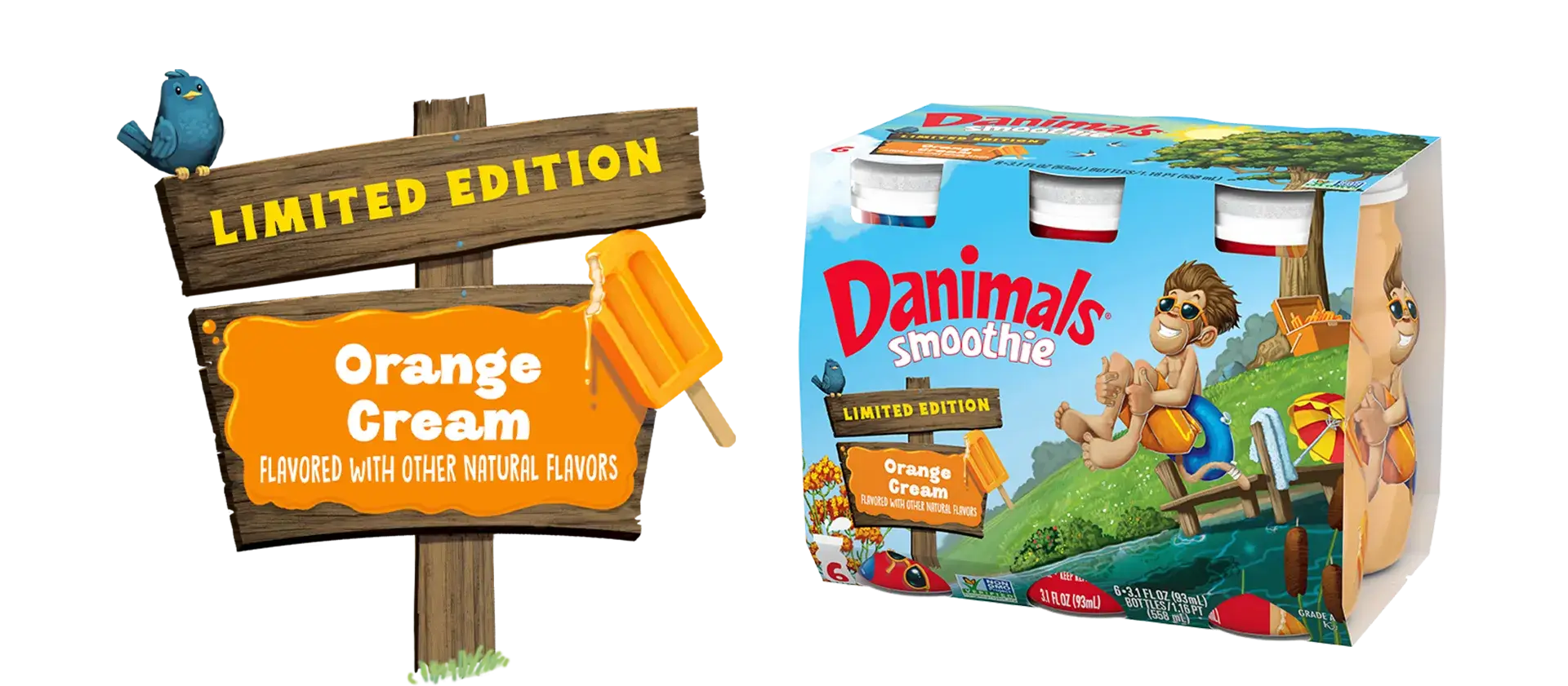 Orange Cream Kids Yogurt Smoothie