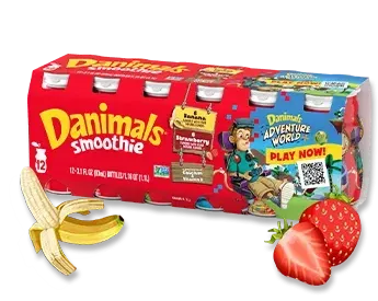 12 Pack Banana Strawberry Smoothies